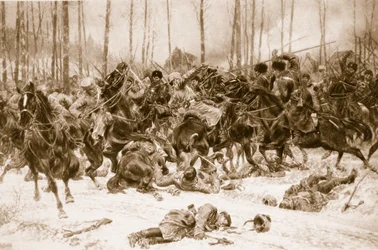 Caballería prusiana contra cosacos del Don: Encuentro feroz en el Dniéster, 1914-19